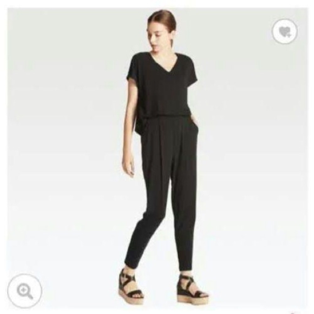 Uniqlo Black Jumpsuit (size M)